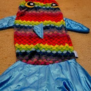 Kids rainbow Snuggie blanket
